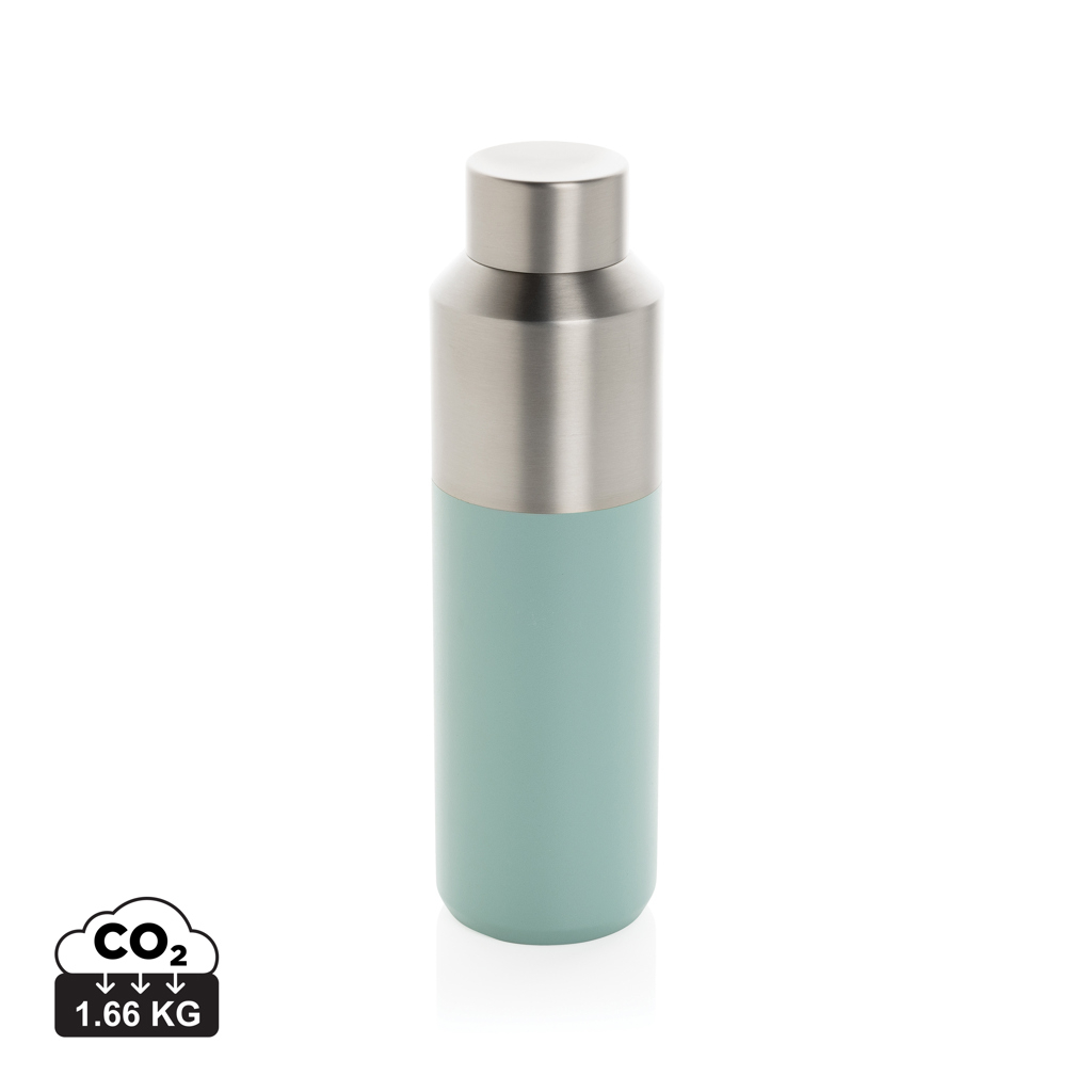 Bouteille publicitaire 600ml en acier recyclé RCS Fluid Vert