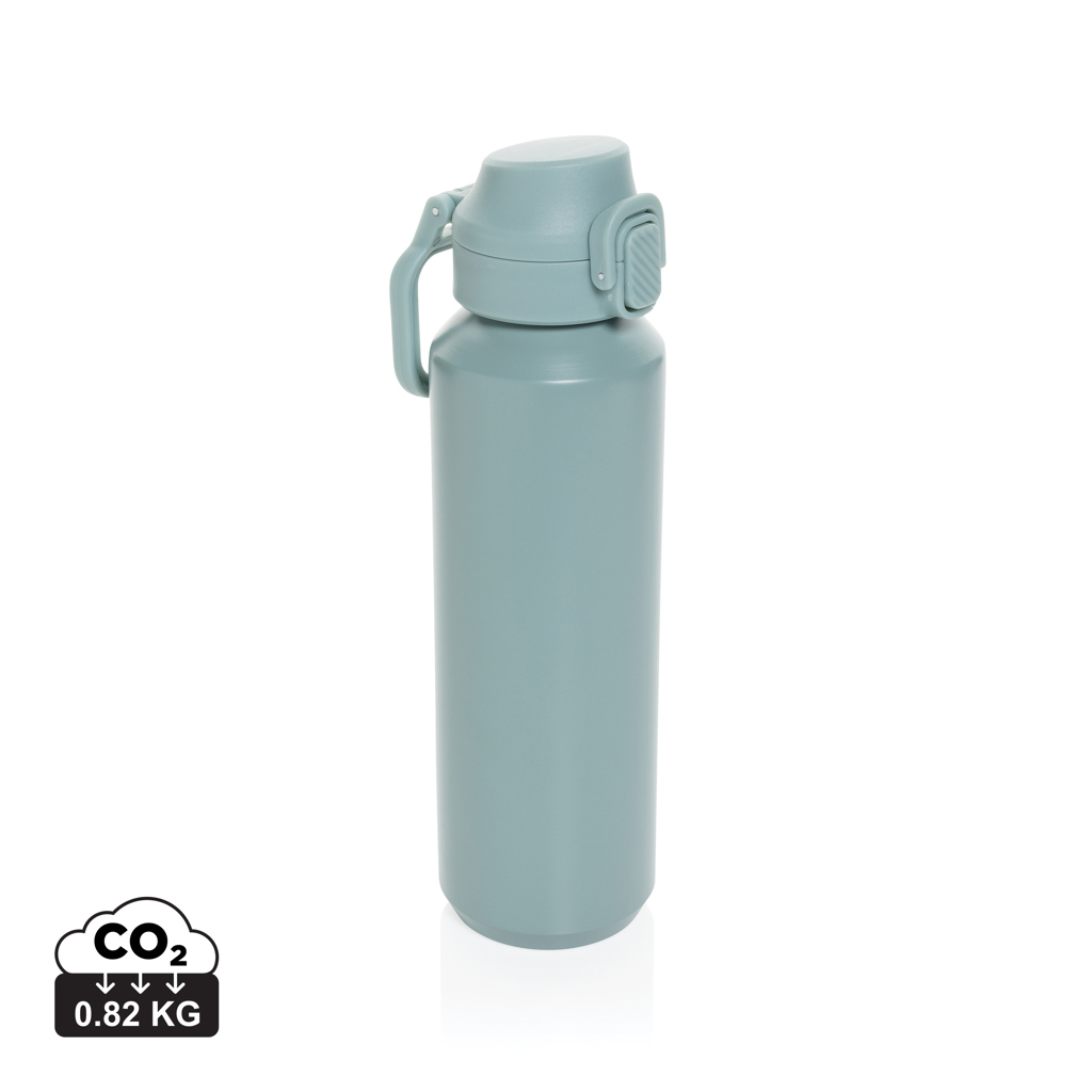 Gourde de sport personnalisable 600ml en acier recyclé RCS Via Vert