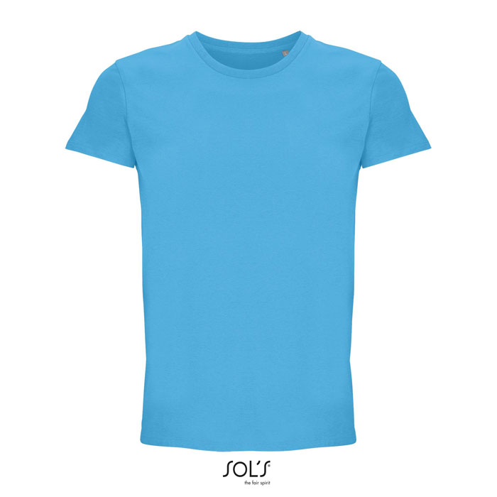 T-Shirt personnalisé unisexe coton/coton recyclé 150g RE CRUSADER Aqua