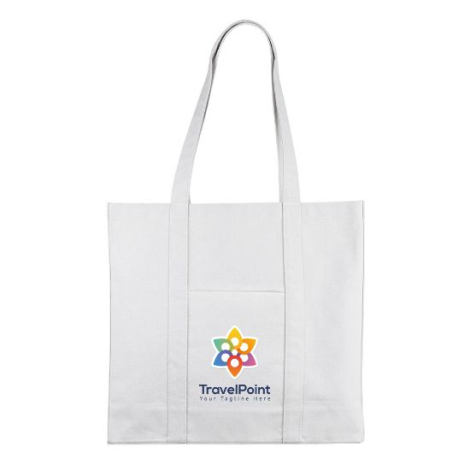 Sac cabas personnalisable coton recyclé 360g WAVE