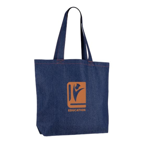 Sac personnalisé denim recyclé 280g poche intérieure DALLAS