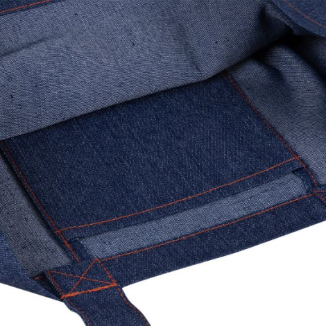 Sac personnalisé denim recyclé 280g poche intérieure DALLAS
