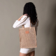Sac cabas papier raphia personnalisé INDO