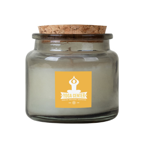 Bougie personnalisée 60g cire végétale GABUS