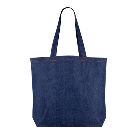 Sac personnalisé denim recyclé 280g poche intérieure DALLAS