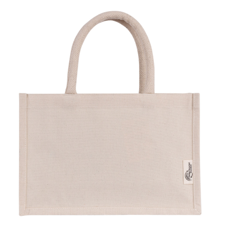 Mini tote bag personnalisable en coton recyclé 220g MINI