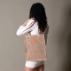 Sac cabas papier raphia personnalisé INDO