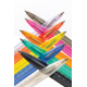 Stylo promotionnel X3 en plastique givré recyclé GRS