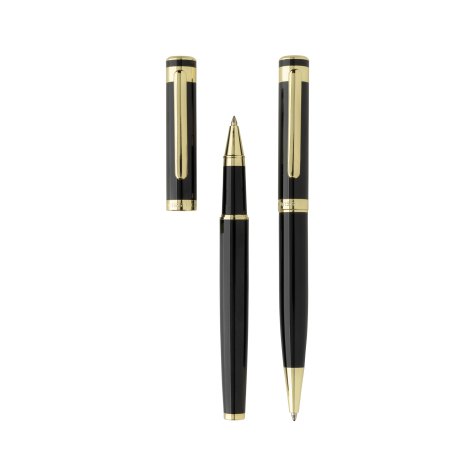 Set personnalisable de stylos en laiton recyclé RCS Swiss Peak Luca