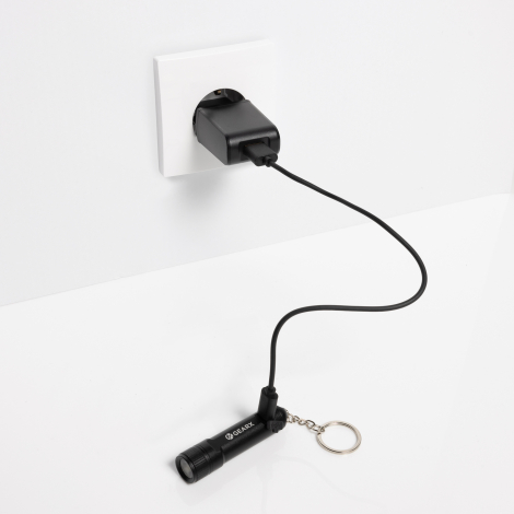 Porte-clés torche rechargeable à personnaliser Gear X