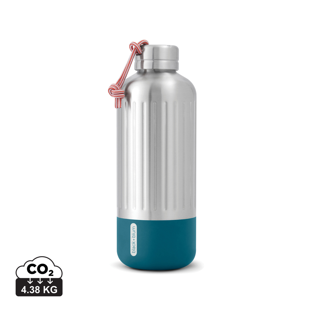 Bouteille isotherme personnalisée 850ml Black+Blum Explorer Turquoise