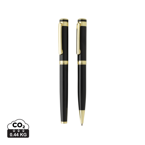 Set personnalisable de stylos en laiton recyclé RCS Swiss Peak Luca