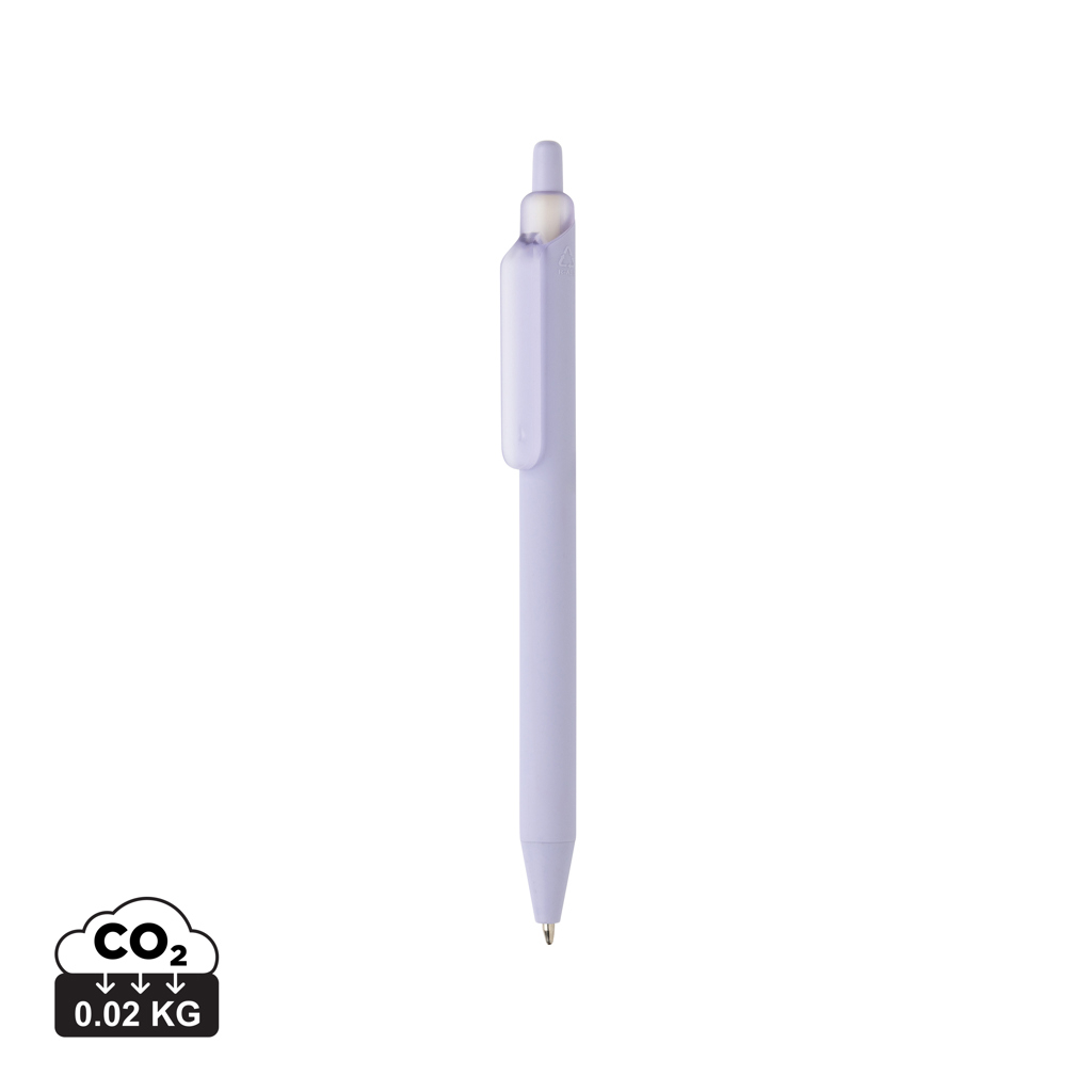 Stylo publicitaire avec finition gomme rABS GRS Tide Violet