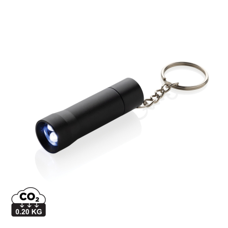 Porte-clés torche publicitaire en alu recyclé RCS Flash