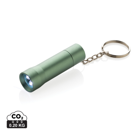 Porte-clés torche publicitaire en alu recyclé RCS Flash