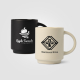 Tasse personnalisable avec plateau - Café Duo 325 ml