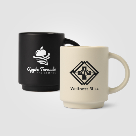Tasse personnalisable avec plateau - Café Duo 325 ml