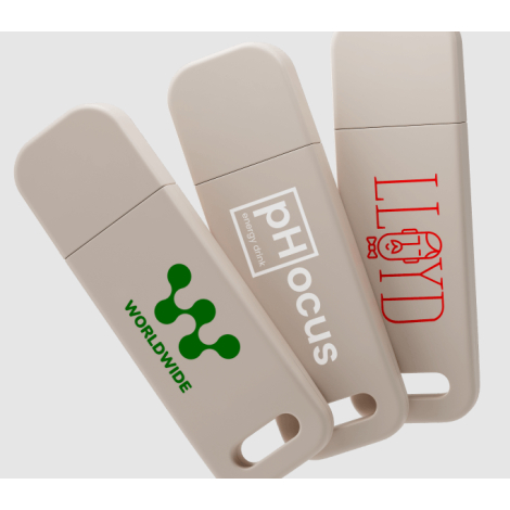 Clé USB personnalisable en plastique recyclé Viva