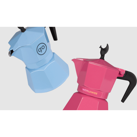Cafetière colorée italienne à personnaliser Alfonsina One Color