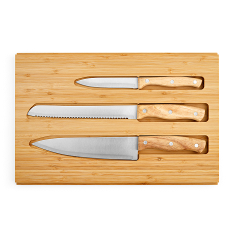 Planche à découper avec couteaux personnalisables - Brancusi Board