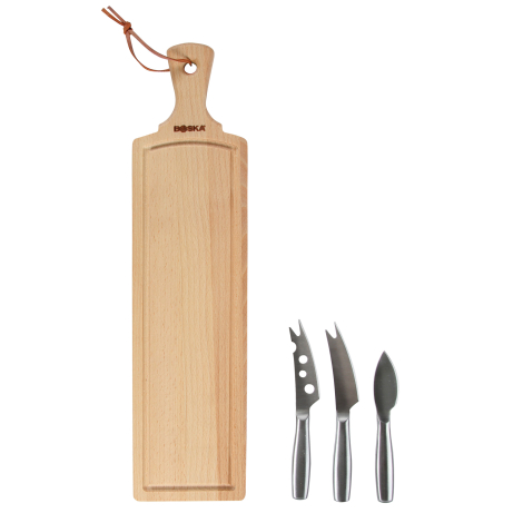 Set publicitaire à fromage planche et couteaux Amigo BOSKA