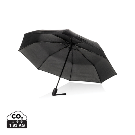Parapluie automatique 21" recyclé personnalisé Swiss Peak Vito