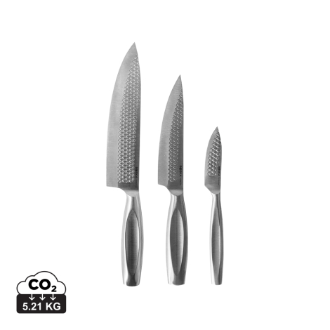 Set de 3 couteaux de cuisine à personnaliser Monaco+ BOSKA