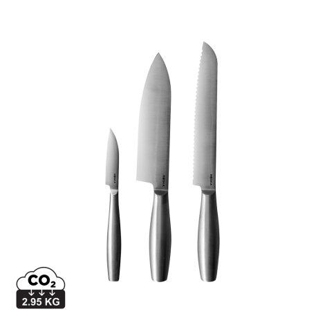 Set de 3 couteaux personnalisés de cuisine Copenhagen BOSKA