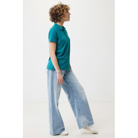 Polo publicitaire Femme coton recyclé 220g Yosemite Iqoniq