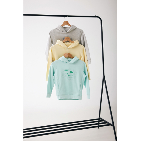 Sweat Enfant personnalisé coton bio 280g Iqoniq Yengo Kids