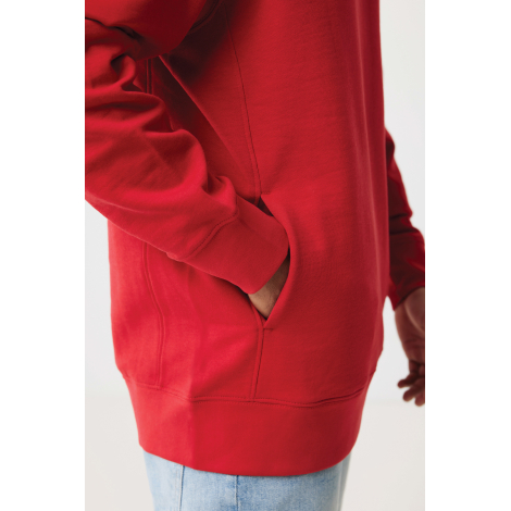 Sweat capuche personnalisé unisexe coton bio 280g Iqoniq Yengo