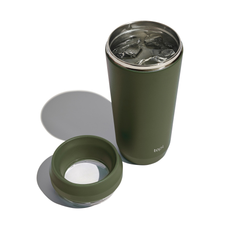 Mug publicitaire 350ml avec couvercle 360° recyclé Topl