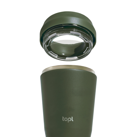 Mug recyclé 235ml avec couvercle 360° personnalisable Topl