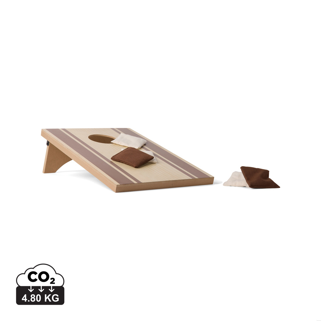 Jeu de cornhole promotionnel VINGA Marron