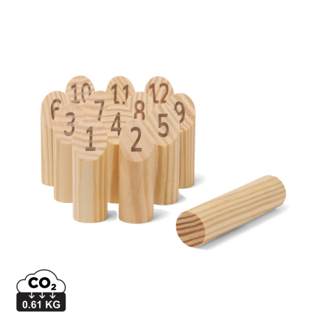 Mini jeu promotionnel de quilles scandinaves Muge VINGA