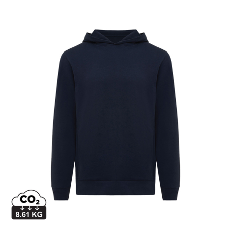 Sweat capuche personnalisé unisexe coton bio 280g Iqoniq Yengo