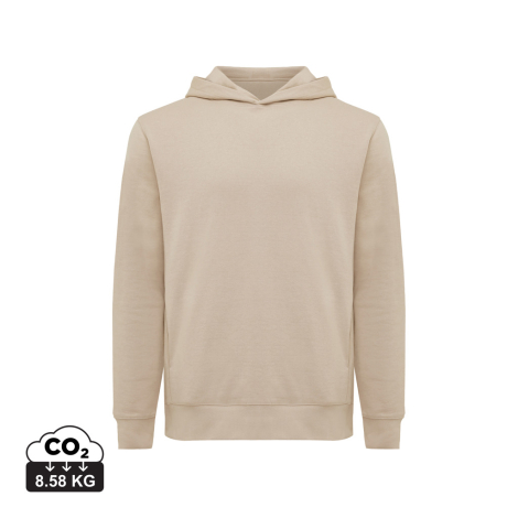 Sweat capuche personnalisé unisexe coton bio 280g Iqoniq Yengo