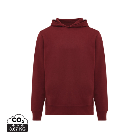 Sweat capuche personnalisé unisexe coton bio 280g Iqoniq Yengo