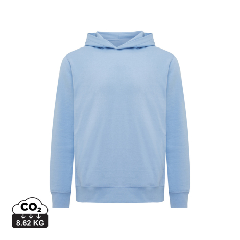 Sweat capuche personnalisé unisexe coton bio 280g Iqoniq Yengo