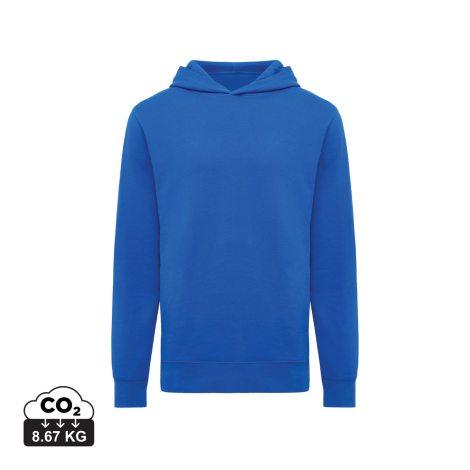 Sweat capuche personnalisé unisexe coton bio 280g Iqoniq Yengo