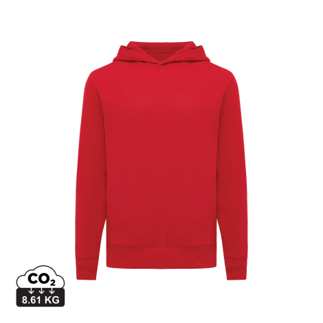 Sweat capuche personnalisé unisexe coton bio 280g Iqoniq Yengo