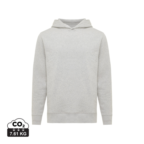 Sweat capuche personnalisé unisexe coton bio 280g Iqoniq Yengo
