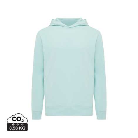 Sweat capuche personnalisé unisexe coton bio 280g Iqoniq Yengo
