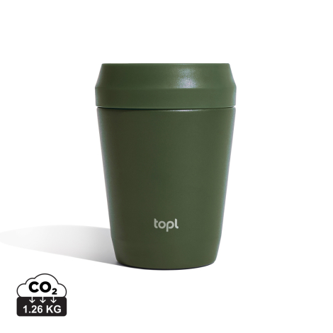Mug recyclé 235ml avec couvercle 360° personnalisable Topl
