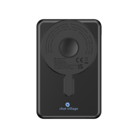 Powerbank publicitaire 10 000mAh et 20W PD Urban Vitamin Delano