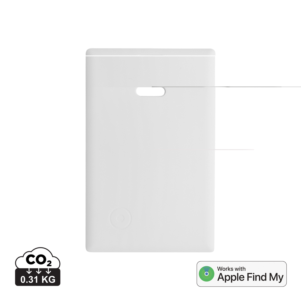 Carte personnalisable de géolocalisation RCS Findcard Blanc