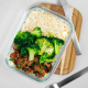 Boite repas personnalisable en verre - Purlunch