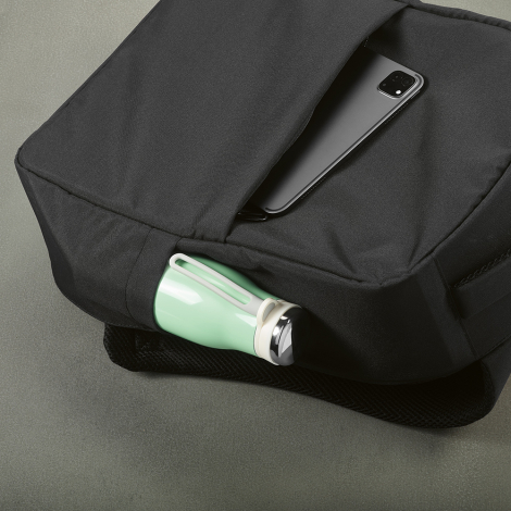 sac à dos publicitaire écran 17" rPET personnalisé Budapest