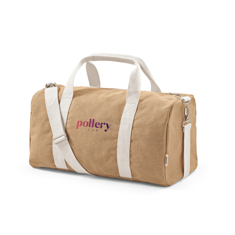 Sac de sport promotionnel en coton recyclé 450g Seoul