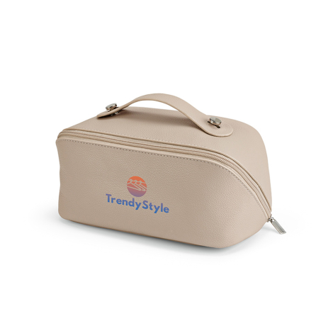 Trousse de toilette cuir recyclé personnalisable Macao